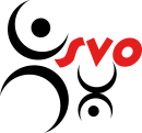 Das Logo zeigt grafisch turnende Kinder unter dem SVO-Schriftzug